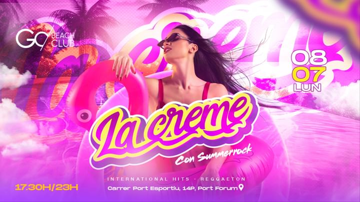 Cover for event: LA CREME POOL PARTY | from 17:30 p.m till 23:00 p.m