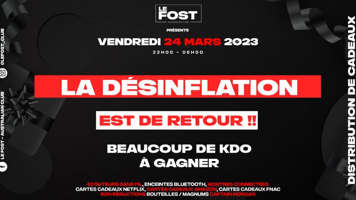 Cover for event: La Désinflation 