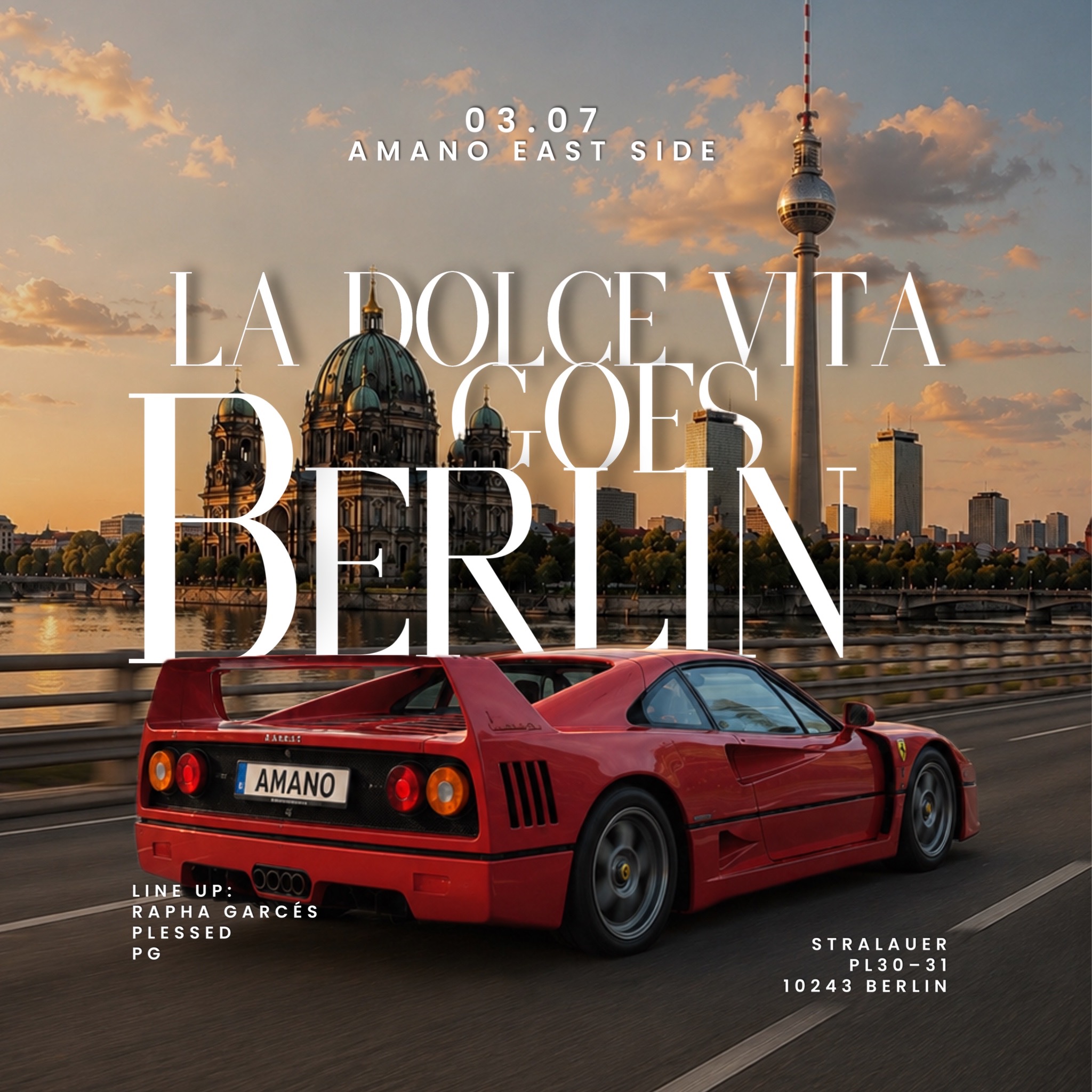 La Dolce Vita Goes Berlin - Techno Party in Berlin
