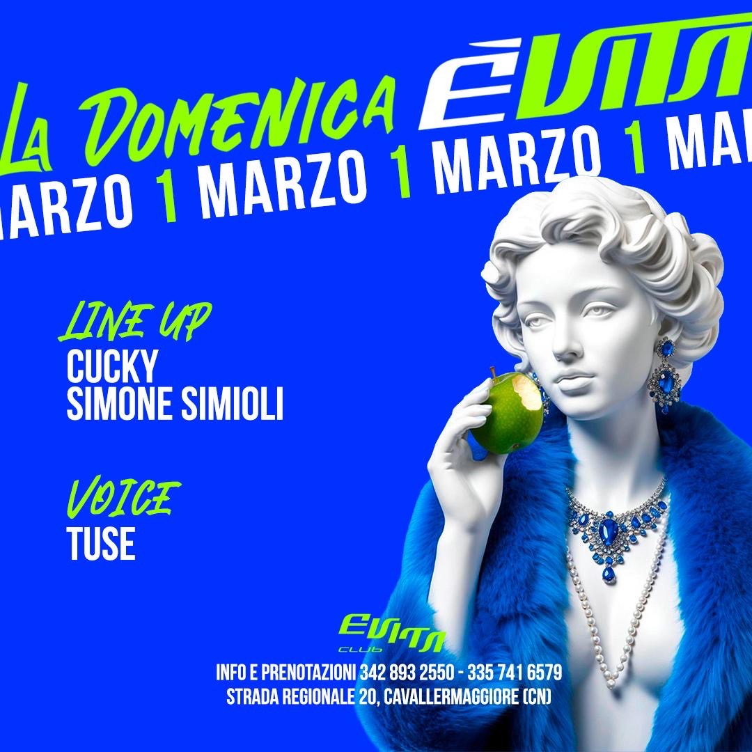 LA DOMENICA ÈVITA Dom 01.03 | Evita Club image