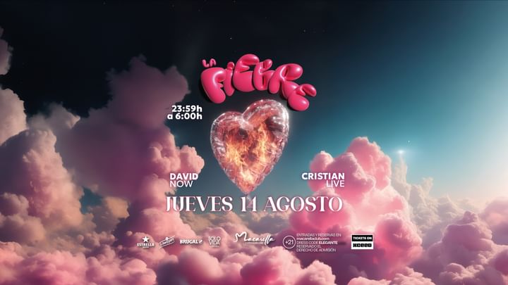 Cover for event: LA FIEBRE | JUEVES 14 AGOSTO