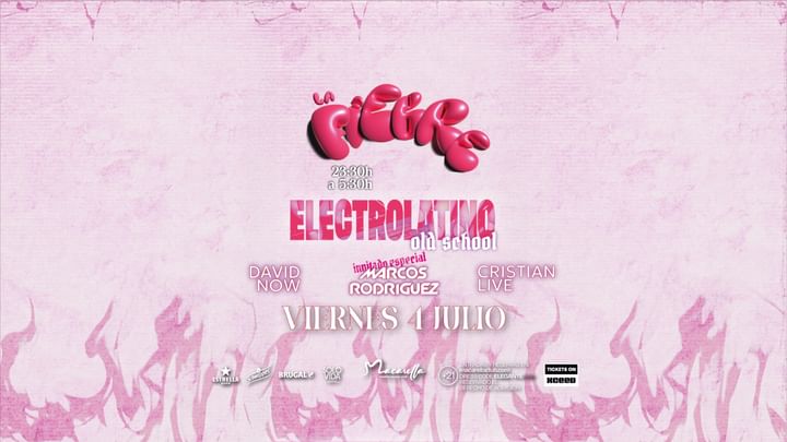 Cover for event: LA FIEBRE "ELECTROLATINO OLD SCHOOL" | VIERNES 4 JULIO