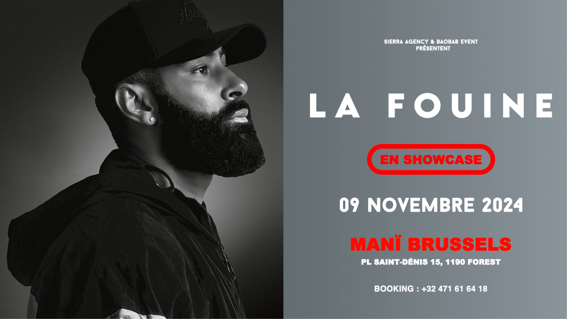 LA FOUINE  SHOWCASE • BRUXELLES • 9 NOVEMBRE  image