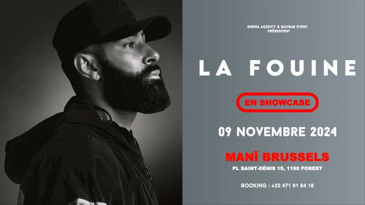 Cover for event: LA FOUINE  SHOWCASE • BRUXELLES • 9 NOVEMBRE 