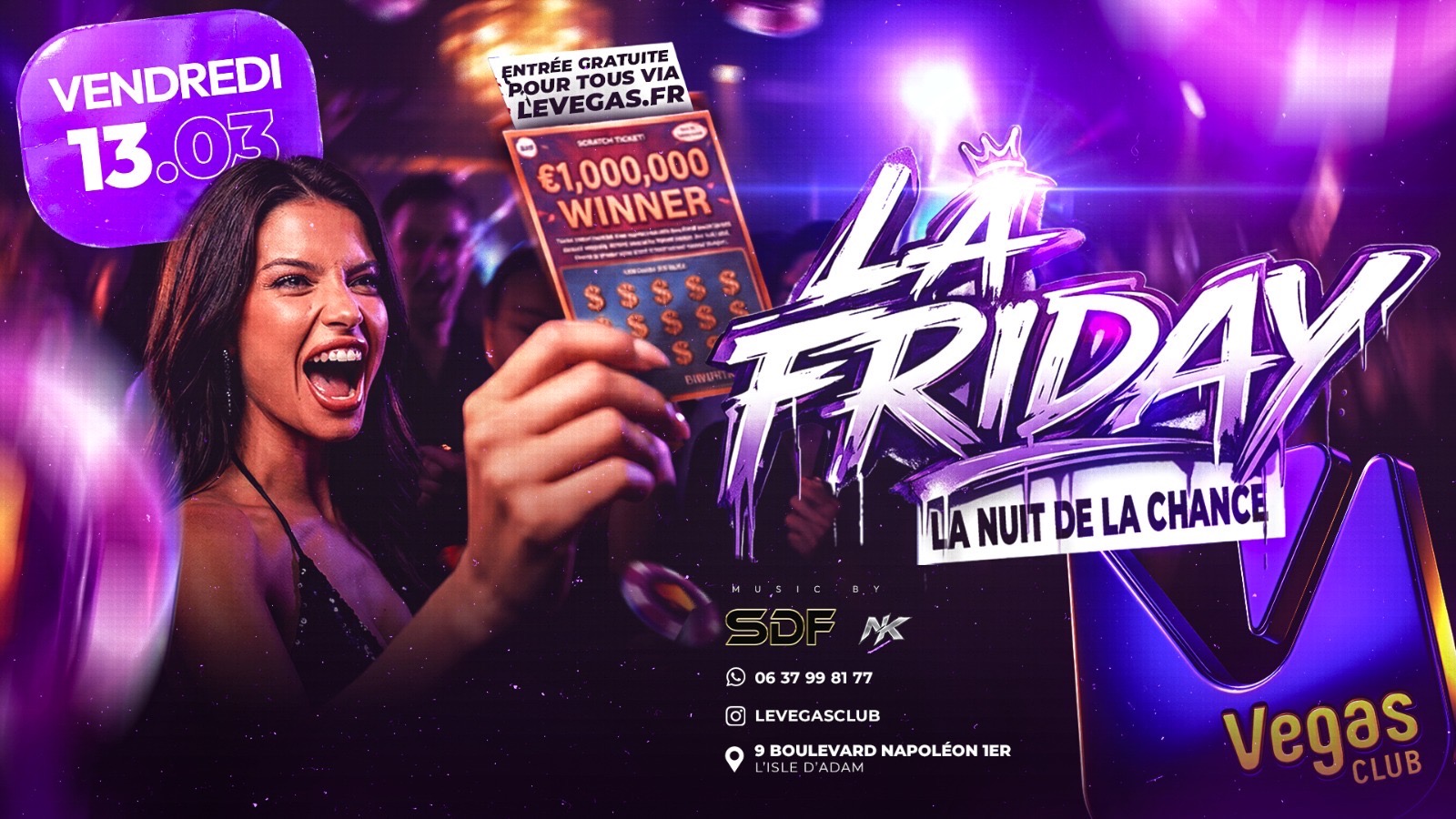 🎰LA FRIDAY - LA NUIT DE LA CHANCE🎰 image