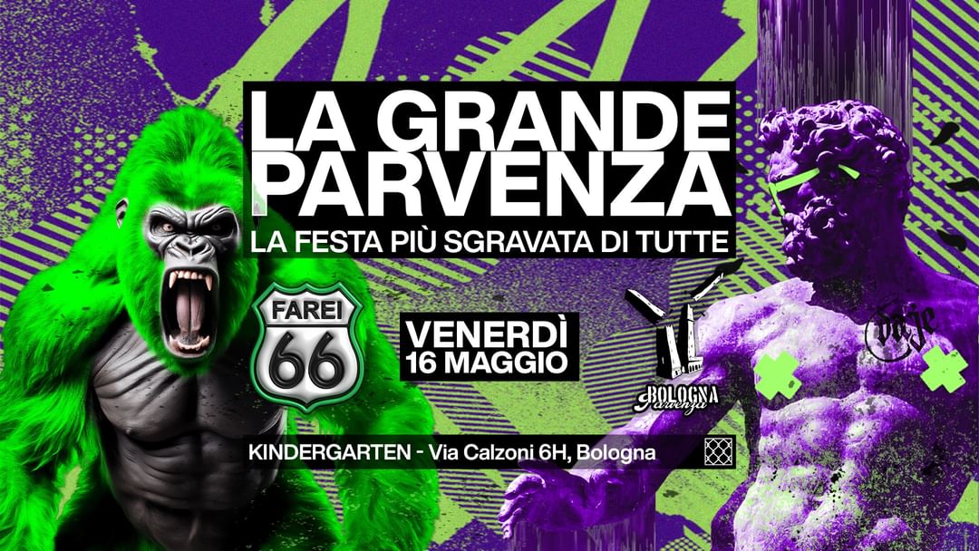 Capa do evento LA GRANDE PARVENZA - La festa più sgravata di tutte 