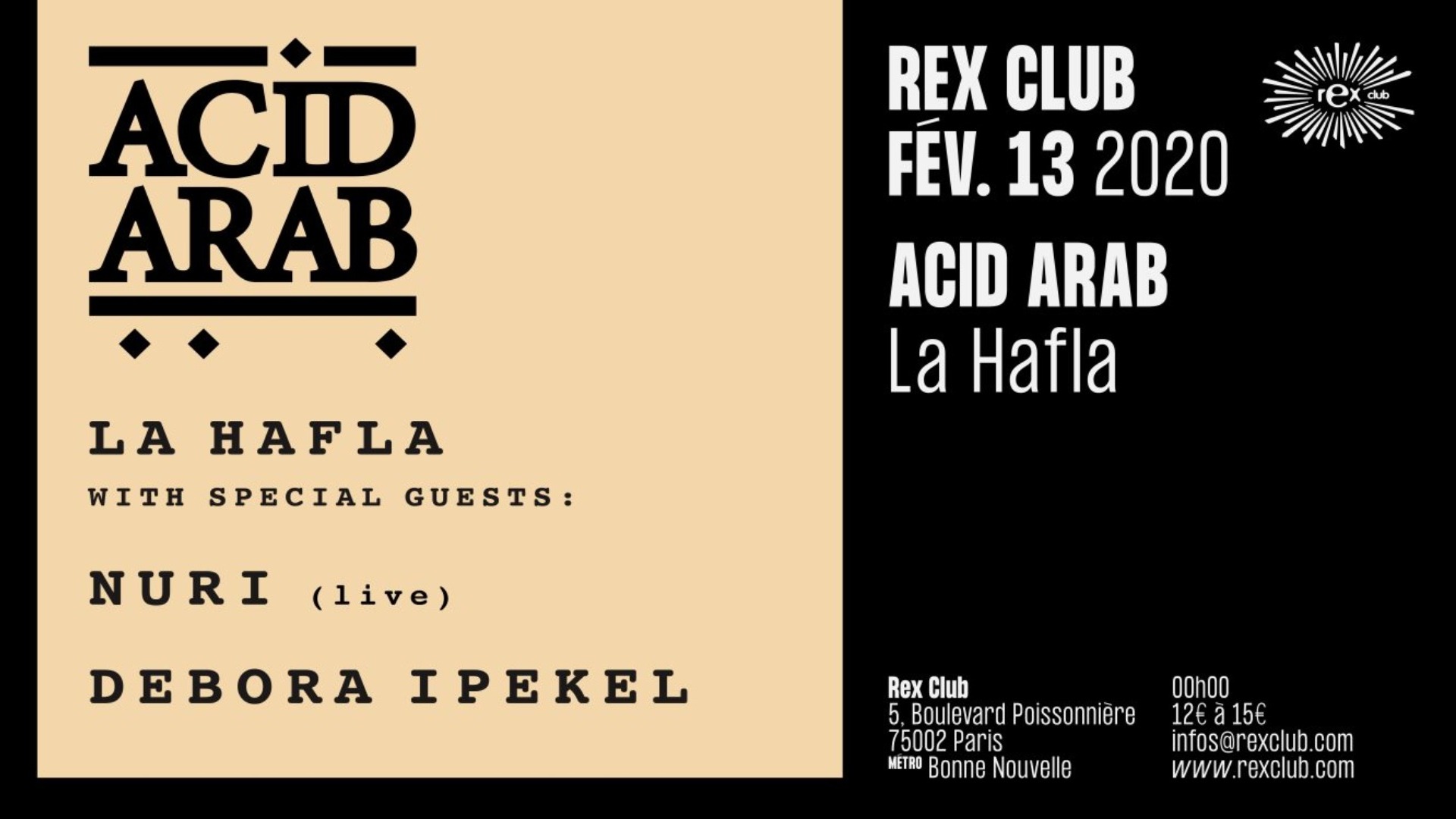 La Hafla: Acid Arab, Nuri (Live), Debora Ipekel image