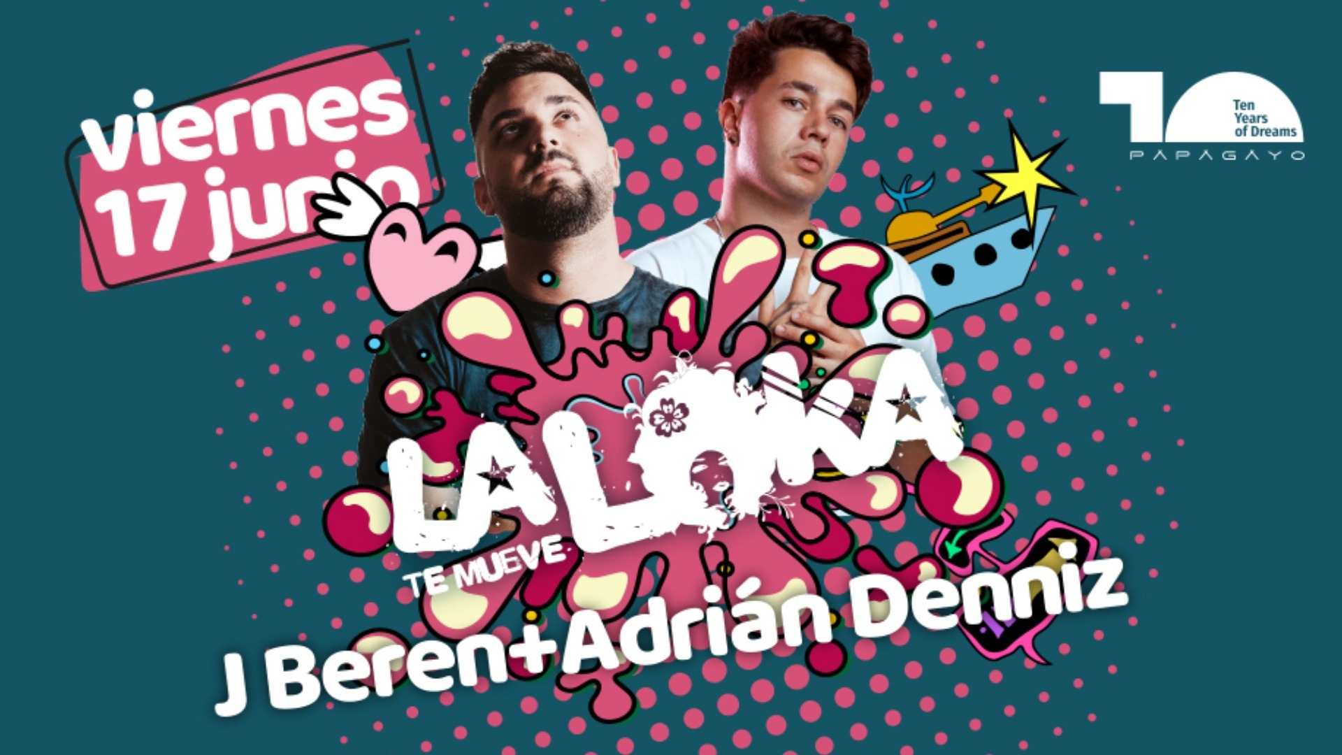 La Loka te mueve con J. Beren + Adrián Denniz image