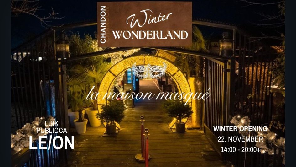 LA MAISON MASQUÉ - DAYDRINKING - Chandon Wonderland
