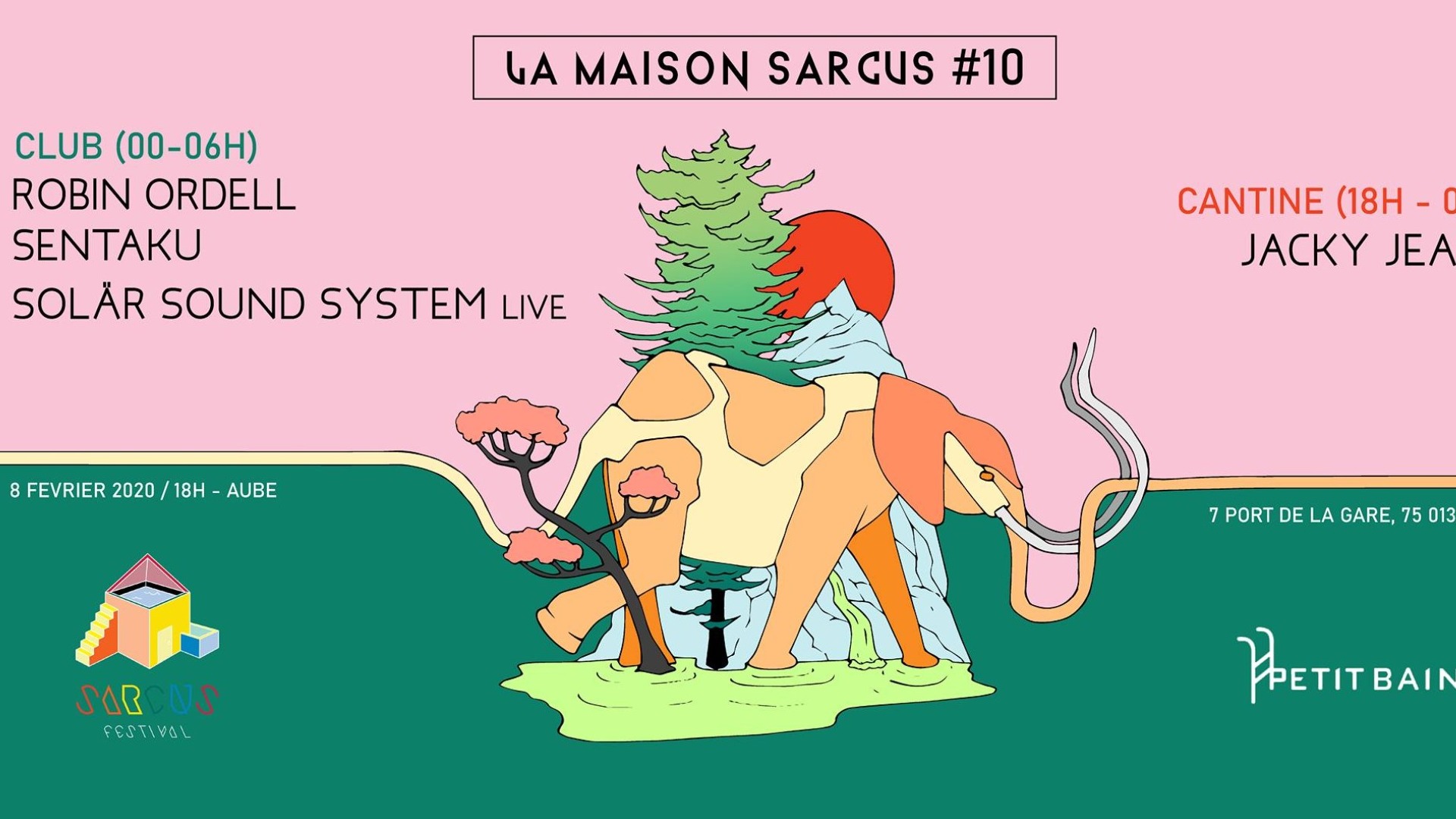 La Maison Sarcus #10: Robin Ordell, Sentaku, Solär Sound System (Live) image
