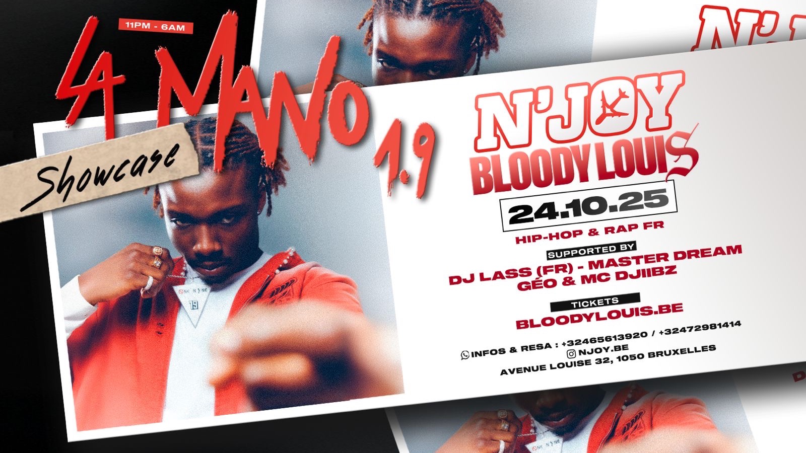 LA MANO SHOWCASE X N’JOY X BLOODY LOUIS image