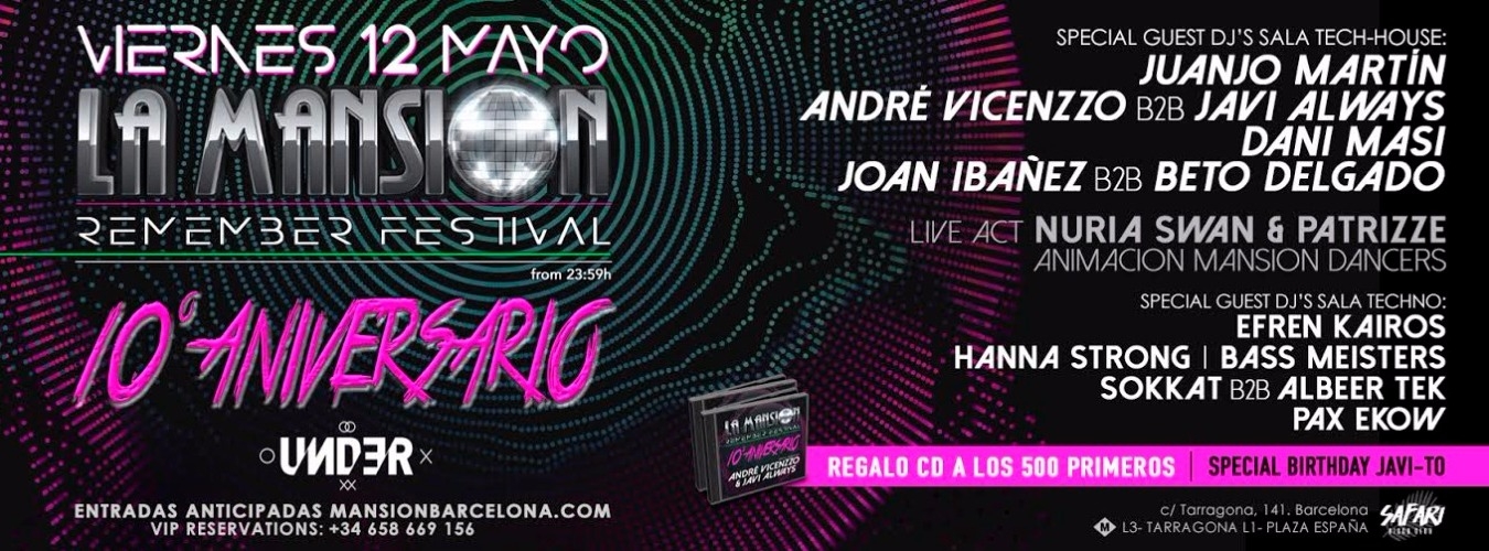 La Mansion Remember Festival | 10º Aniversario image