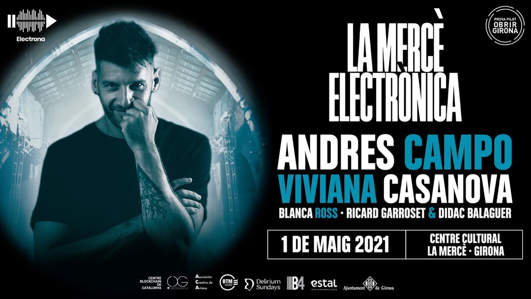 Capa do evento LA MERCÈ ELECTRÒNICA presenta ANDRÉS CAMPO I VIVANA CASANOVA