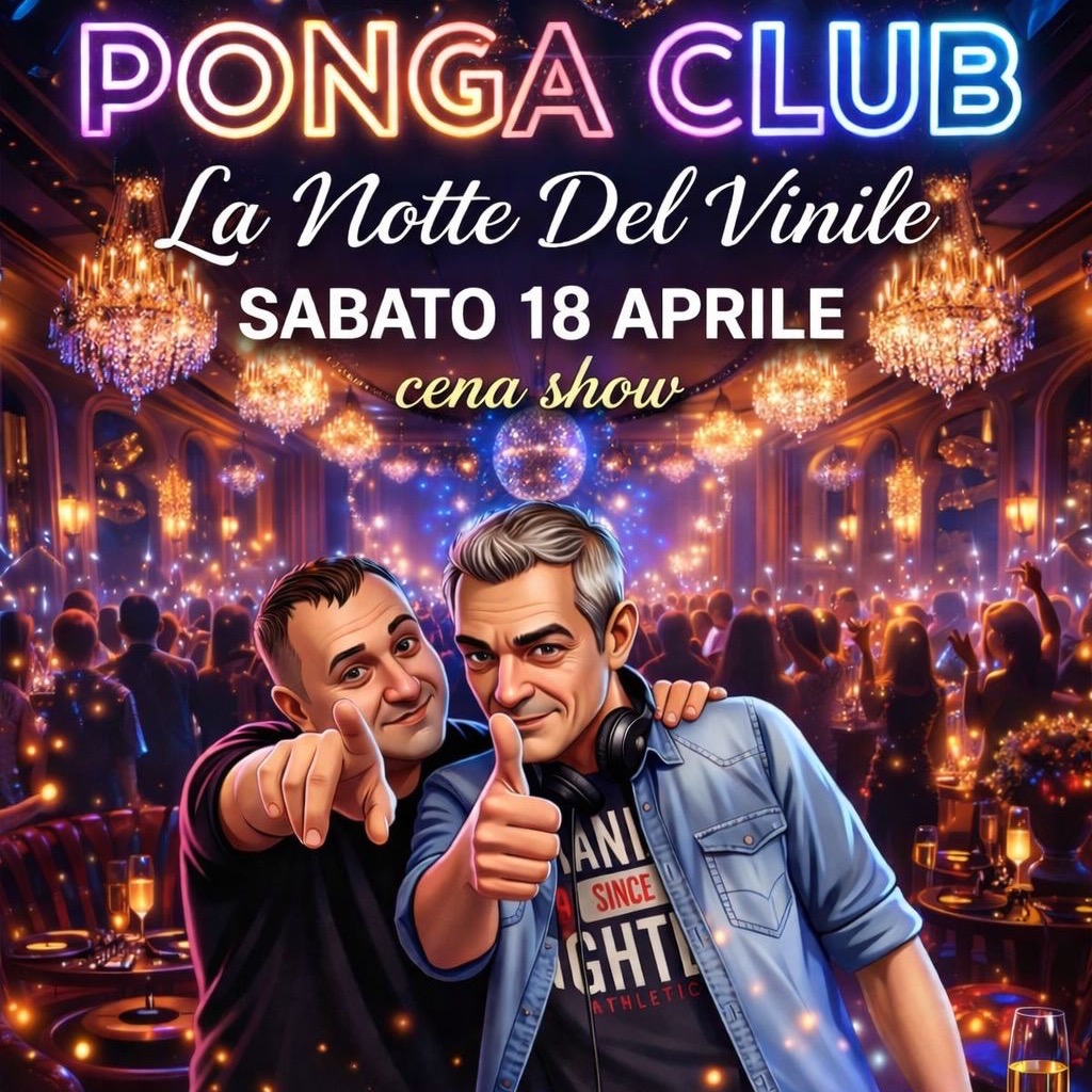 LA NOTTE DEL VINILE CENA SHOW