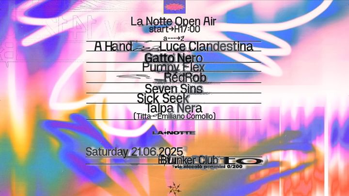 Cover for event: La Notte Open Air