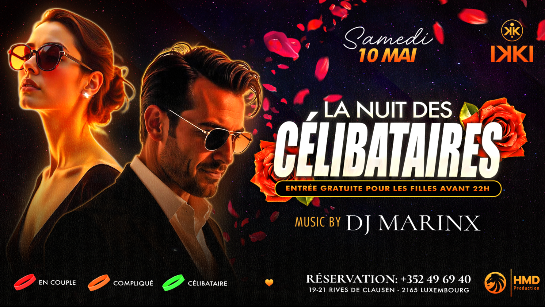 LA NUIT DES CELIBATAIRES - 10/05 - IKKI Luxembourg