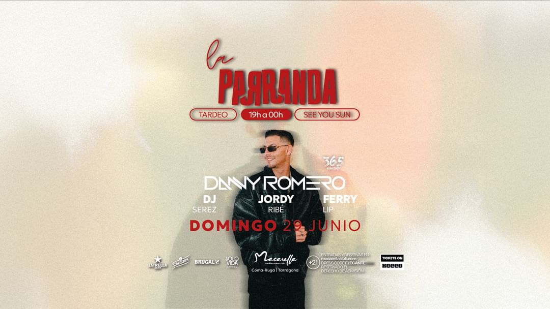 LA PARRANDA "DANNY ROMERO" | DOMINGO 29 JUNIO | TARDEO event cover