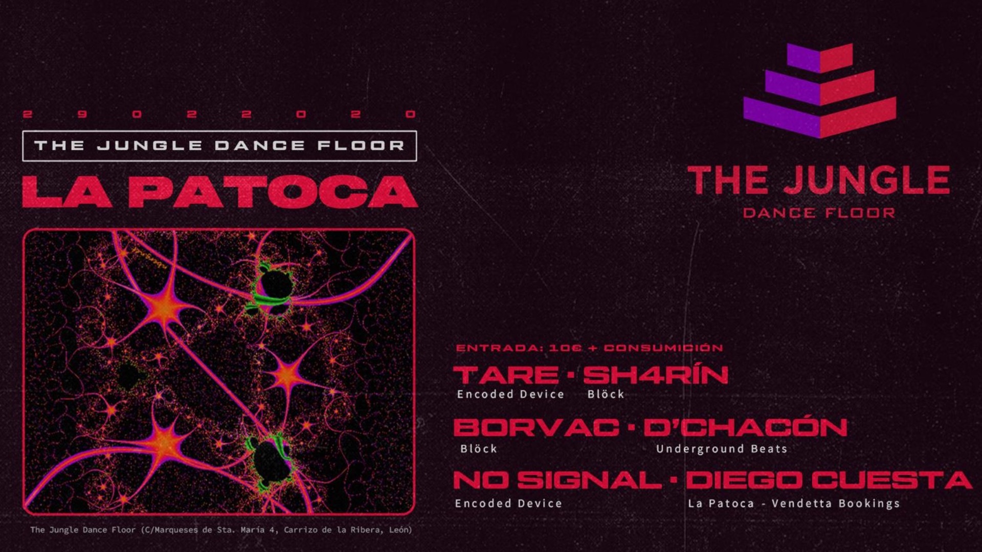 LA PATOCA SABADO 29 DE FEBRERO @ THE JUNGLE DANCEFLOOR image