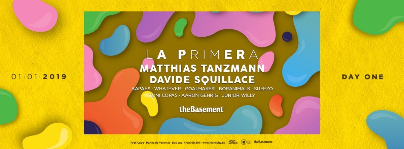 LA PRIMERA - theBasement HIGH CUBE // DAY ONE - Matthias Tanzmann & Davide Squillace image