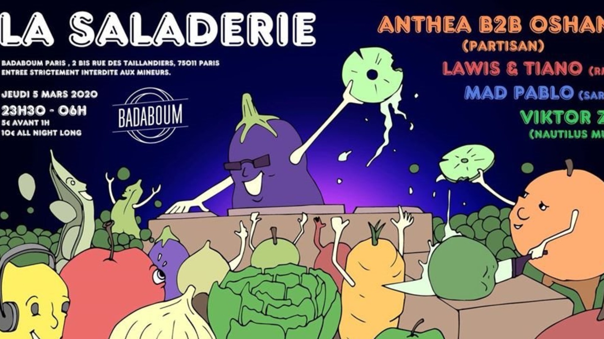 La Saladerie with Anthea b2b Oshana, Rmmt, Mad Pablo & Viktor Zer image