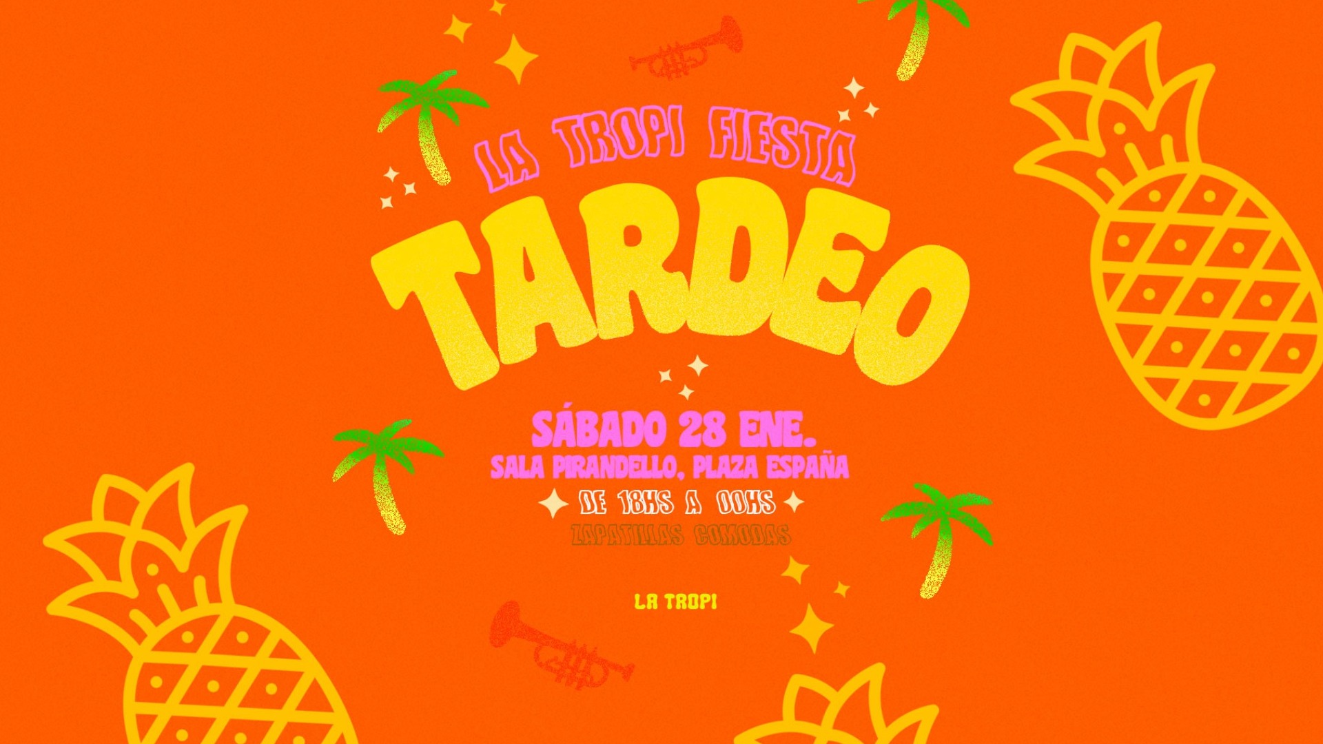 LA TROPI TARDEO - sábado 28 ene. en SALA PIRANDELLO image