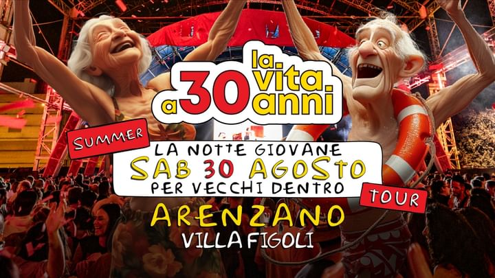 Cover for event: La Vita 30 Anni Summer Tour | Villa Figoli  - Arenzano