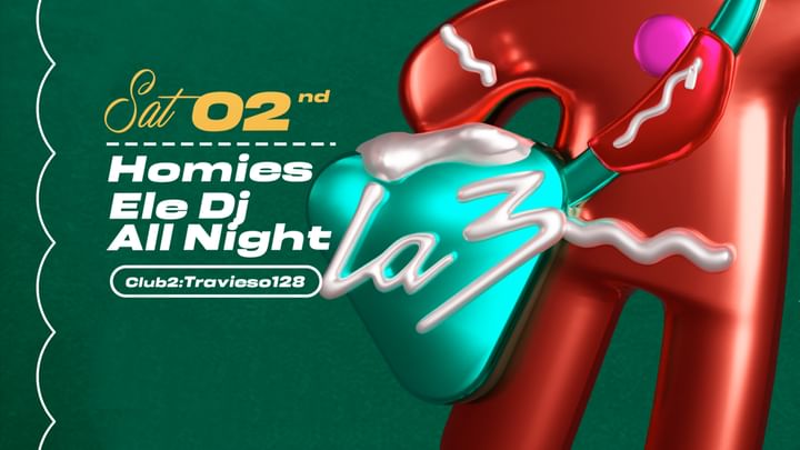 Cover for event: Ele dj all Night // sala2: Travieso 128 