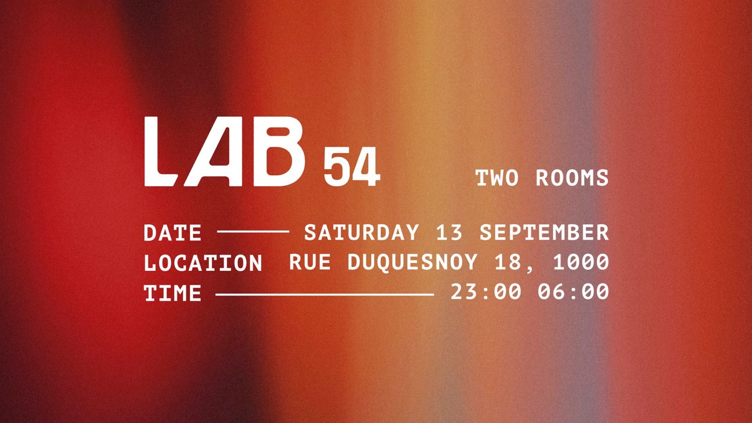 Lab 54 • First Edition • 13.09. at Lab 54 | Tickets & Guest Lists