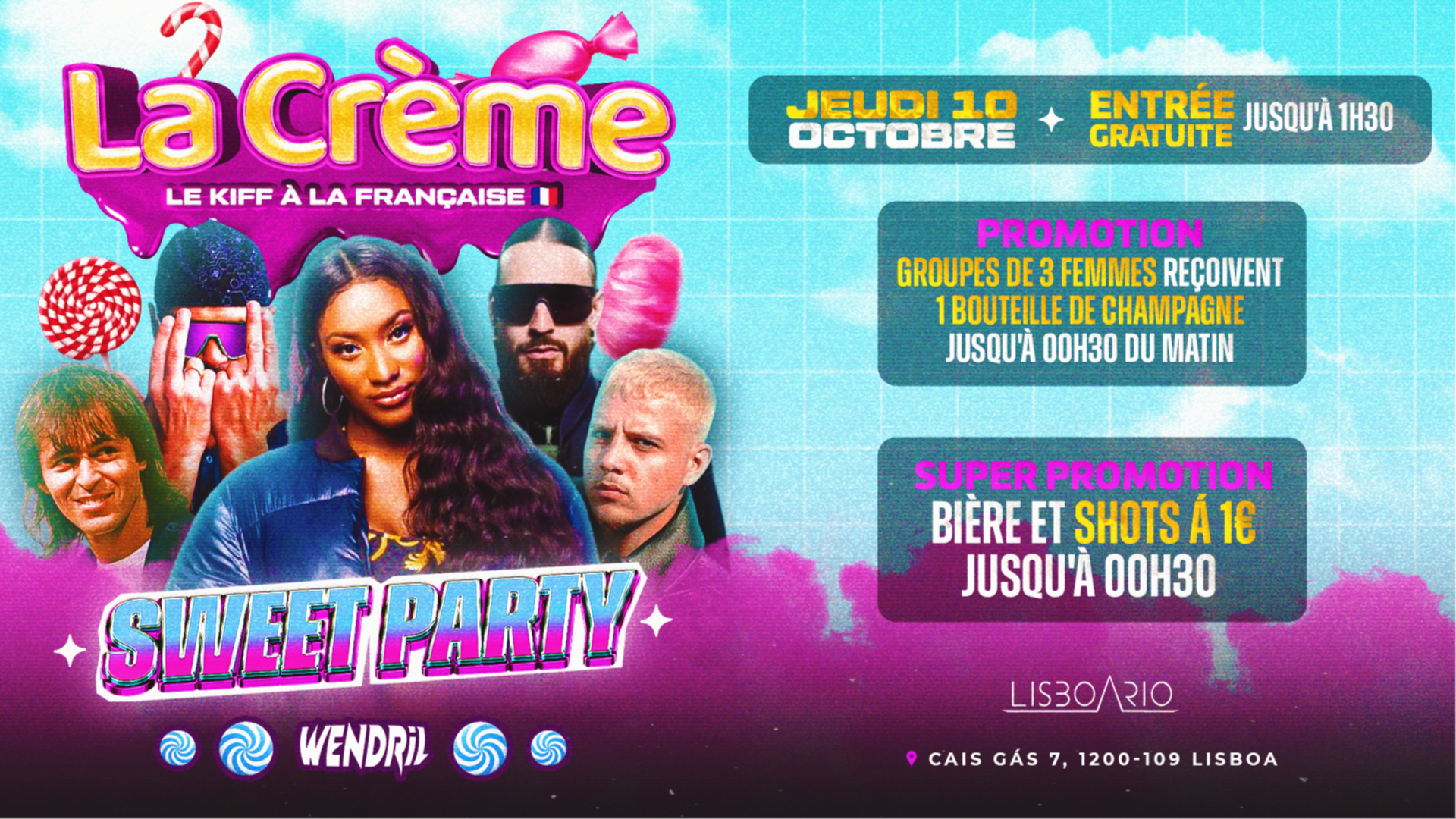 LaCrème - French Party - FREE ENTRANCE (men & women) until 1:30am |  image