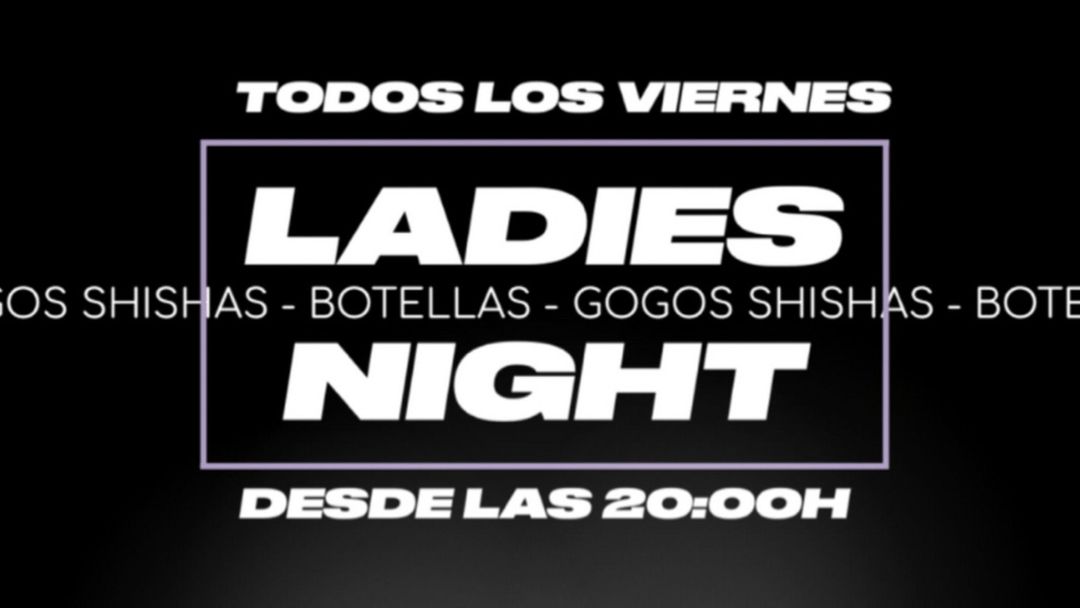Cartel del evento Ladies Night