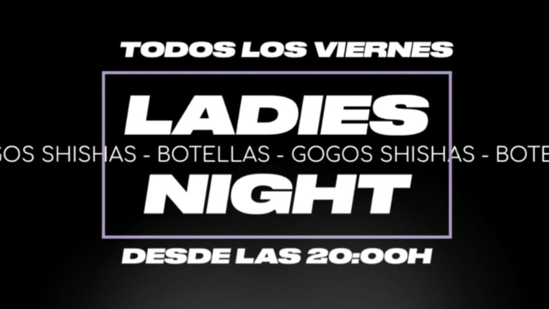 Cartell de l'esdeveniment Ladies Night