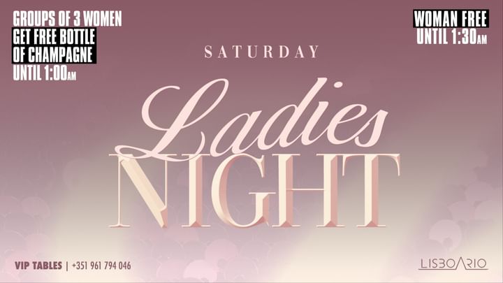 Cover for event: Ladies Night | Girls free until 1h30am 