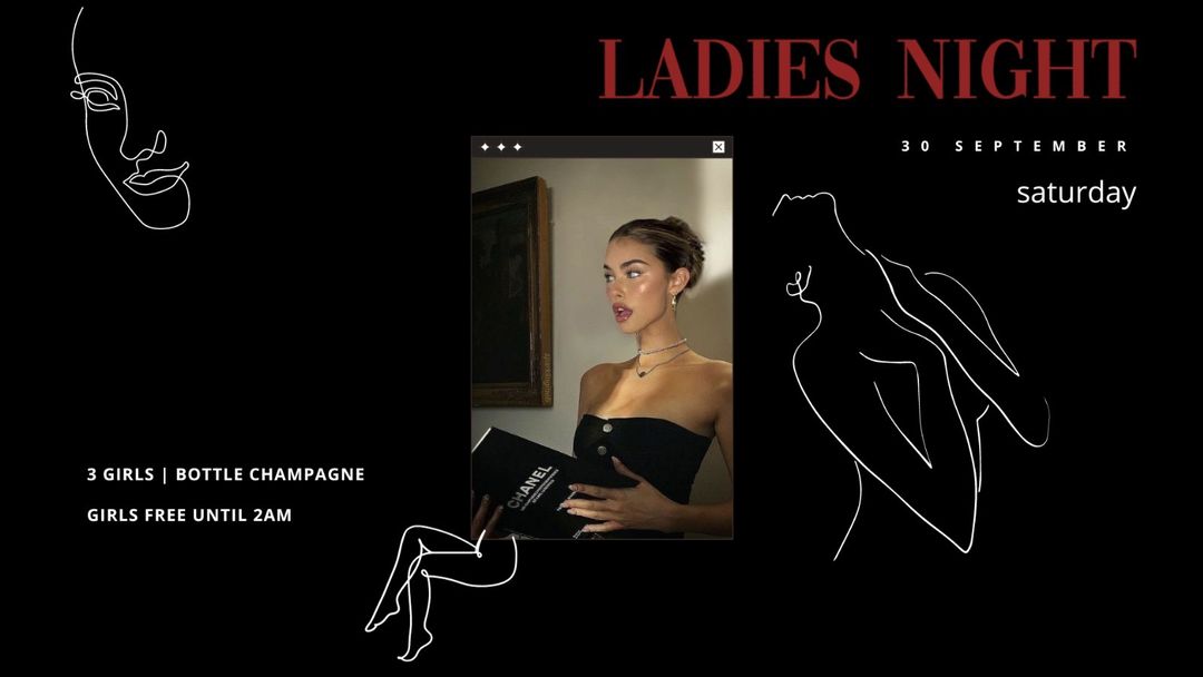 Ladies Night | Girls free until 2am event cover
