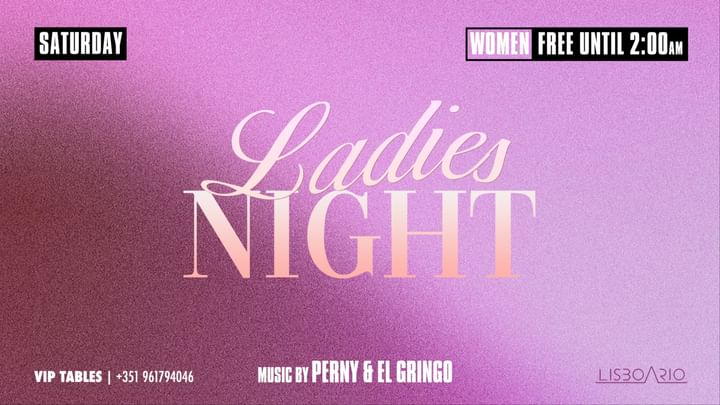 Cover for event: Ladies Night | Girls free until 2am