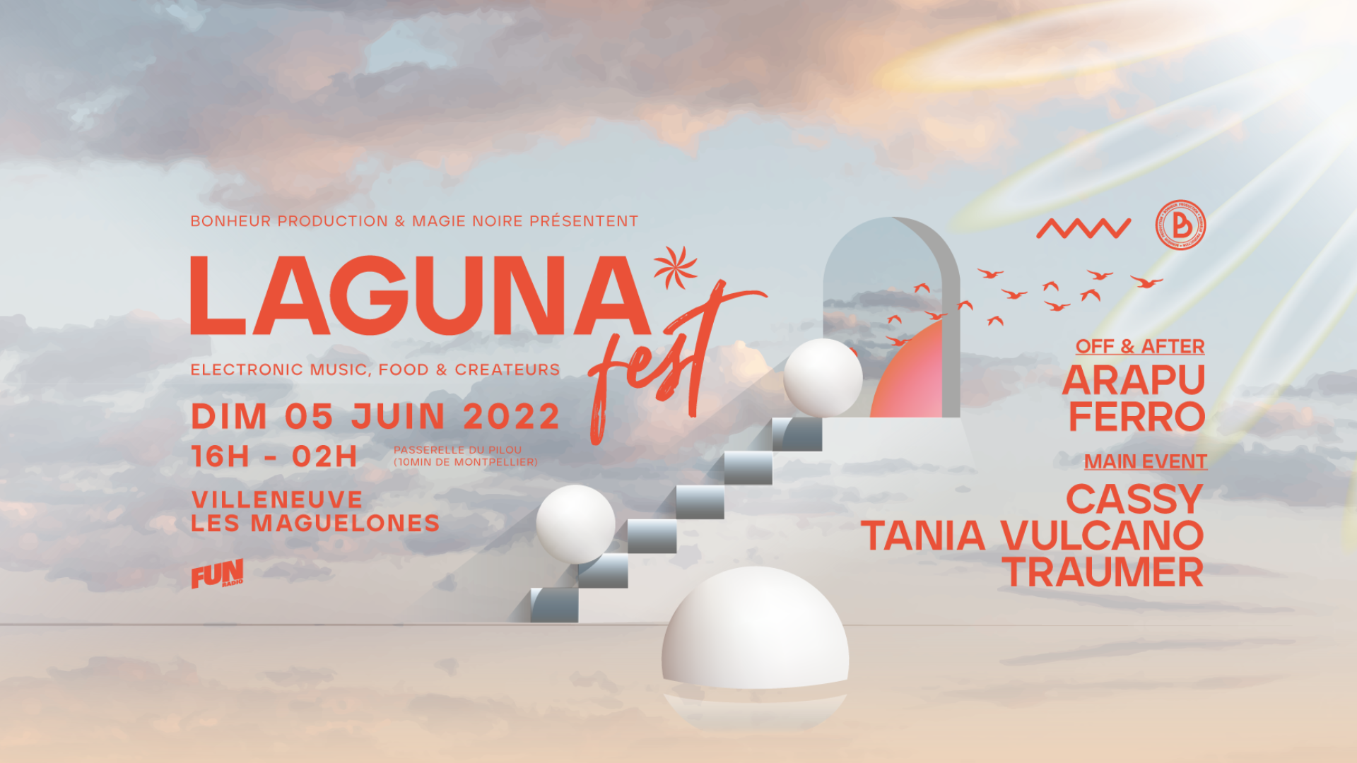LAGUNA FEST 2022 : Cassy B2B Tania Vulcano, Traumer ( veille de férié ) image
