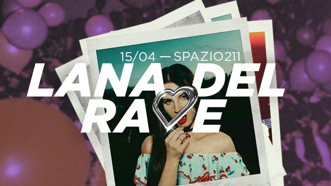 lana del rave - sabato 15 aprile-Eventplakat