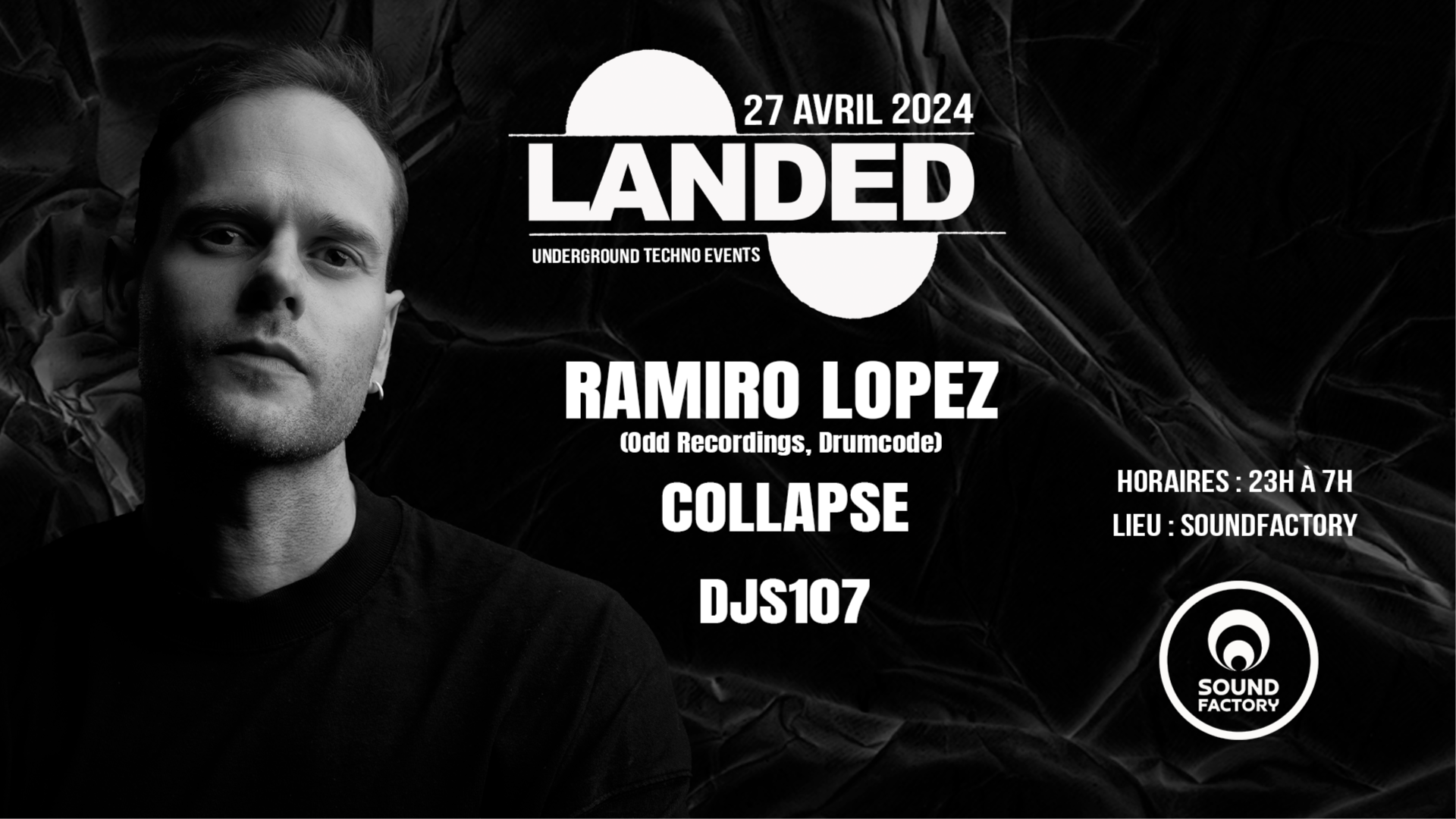 Landed invite Ramiro Lopez - Sound Factory image