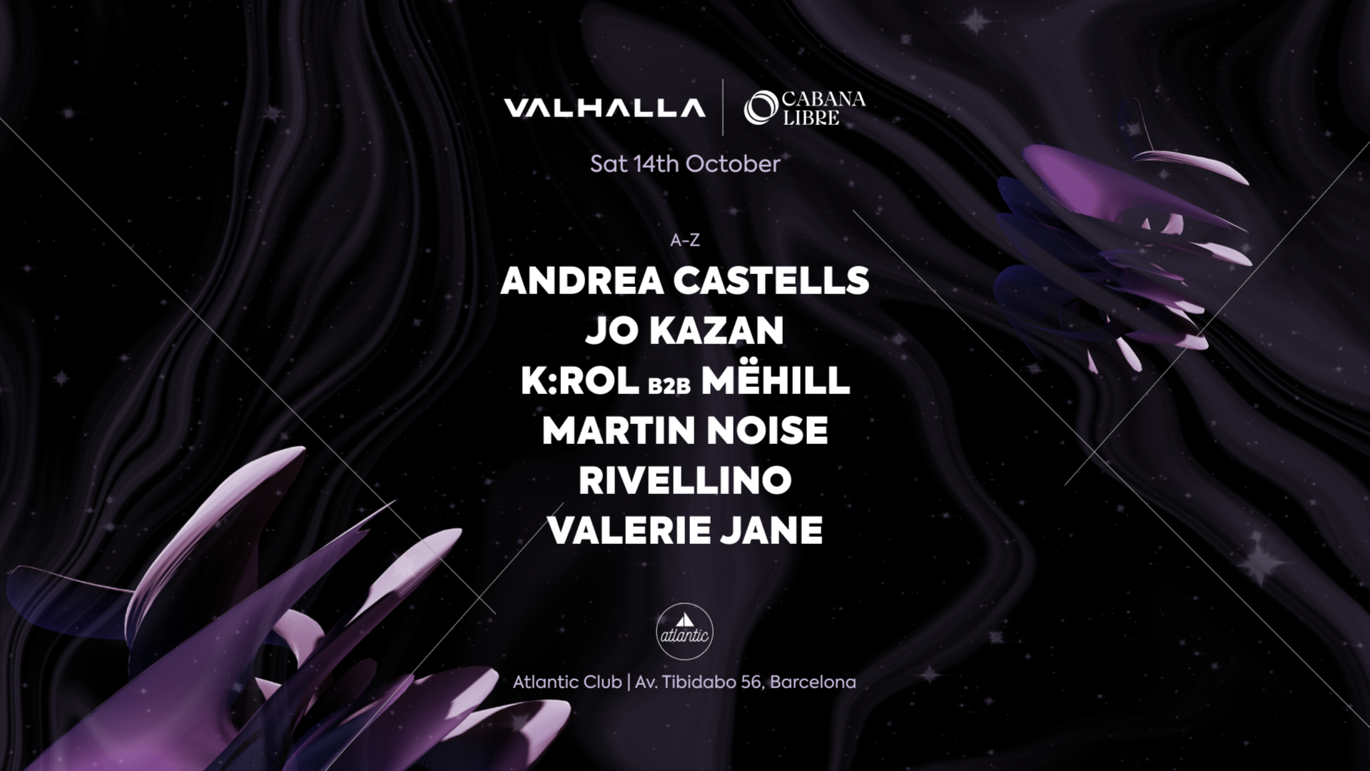 *LAST 30 FREE TICKETS* Valhalla x Cabana Libre pres. Special Guests image