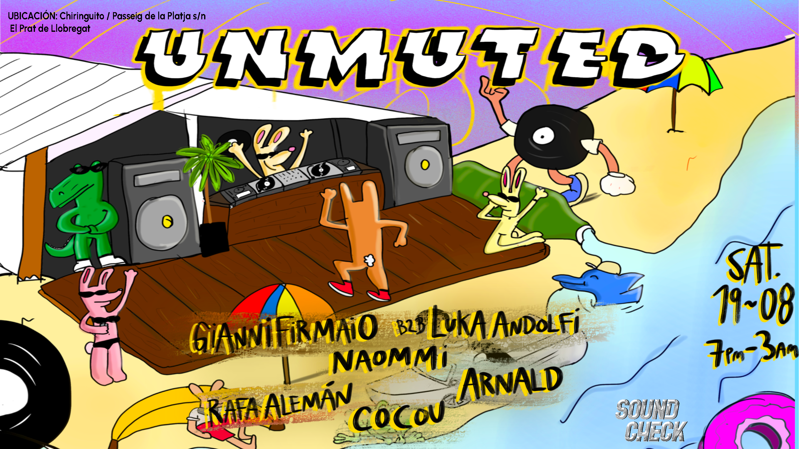 *LAST 30 TICKETS FREE* Unmuted beach season image