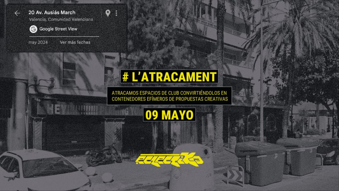 Cartel del evento  L´Atracament Vol II: Repensando el club. 
