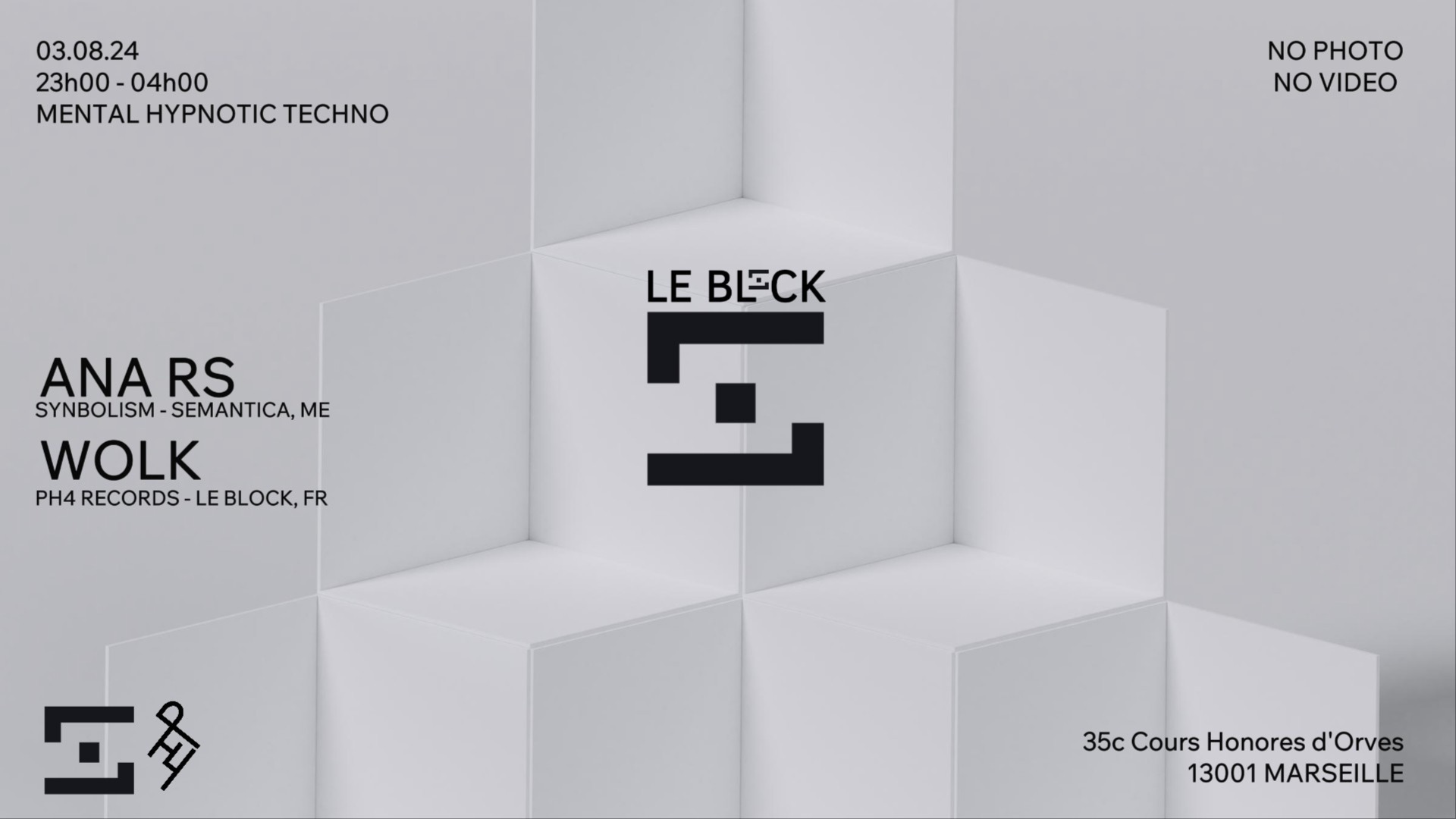 LE BLOCK invite : ANA RS image