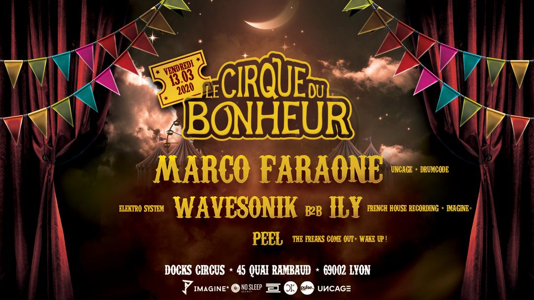 Le Cirque du Bonheur : Marco Faraone-Eventplakat