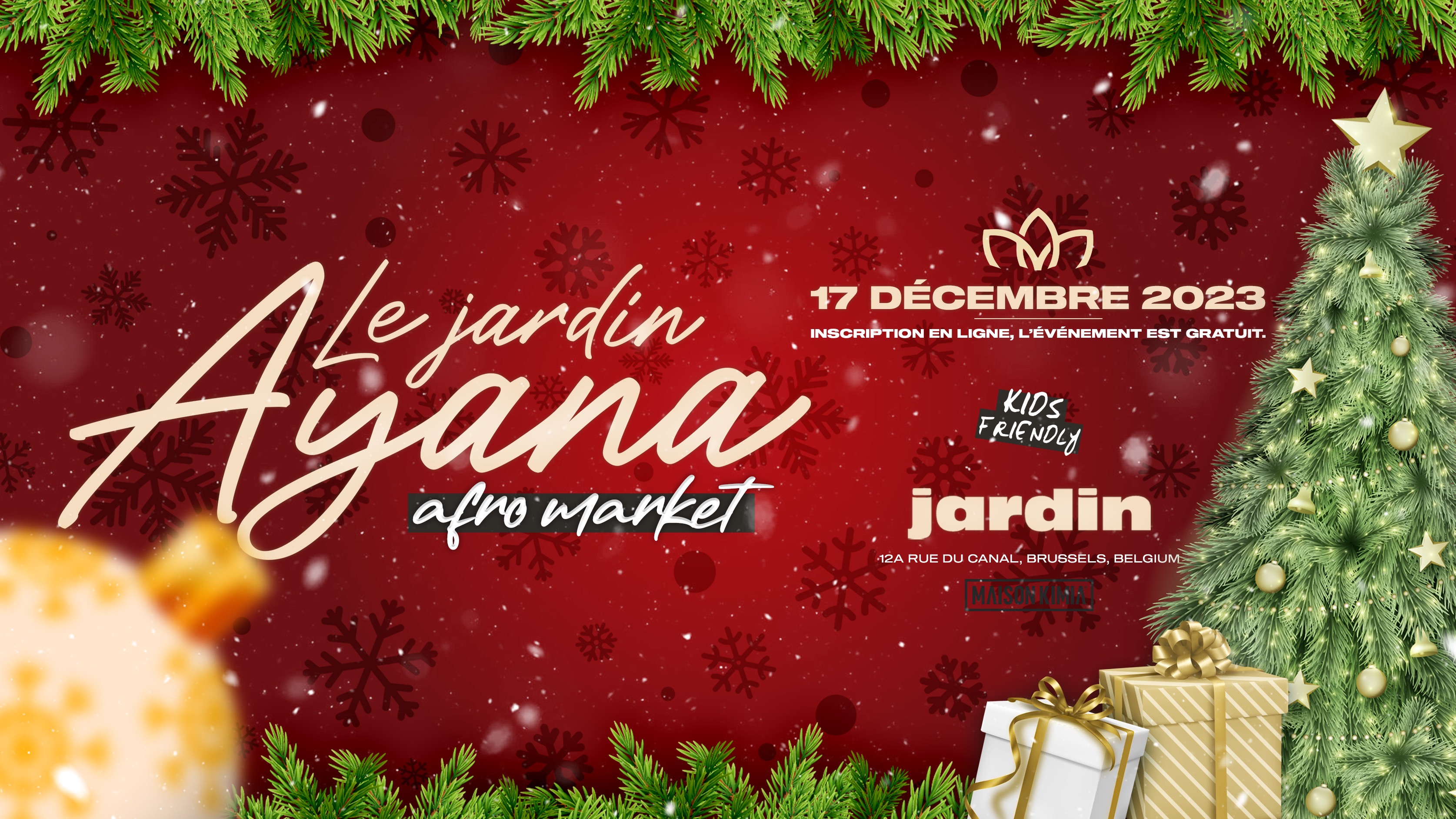 Le Jardin Ayana - Afro Market • Édition de Noël 
