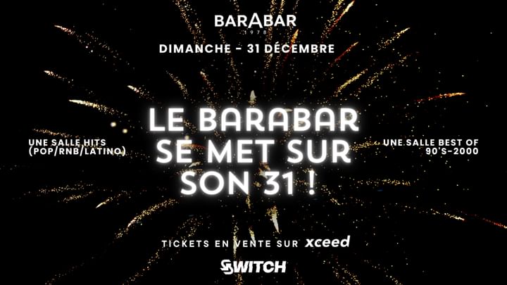 Cover for event: Le Nouvel An du Barabar ◐ 31.12.2023 