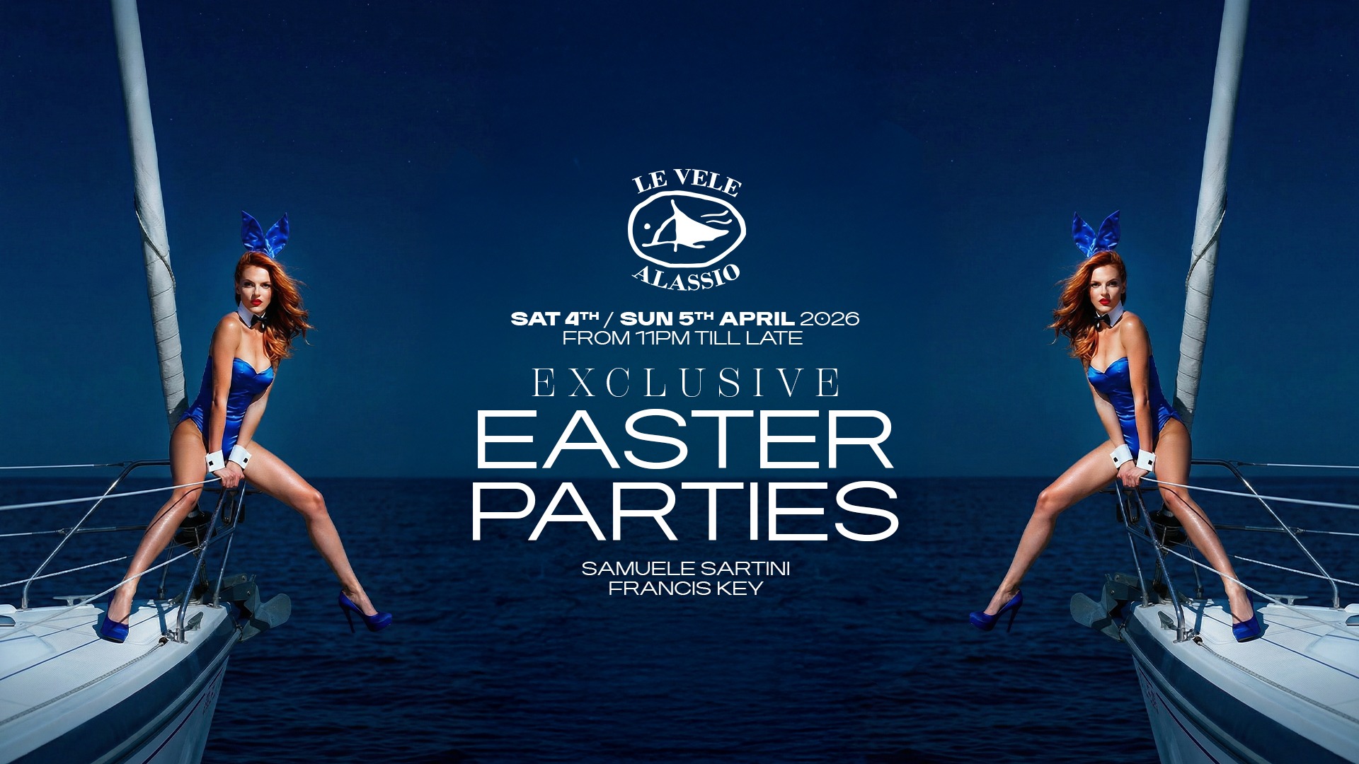 Le Vele Alassio Exclusive Easter Parties Sat 4th April 2026 image