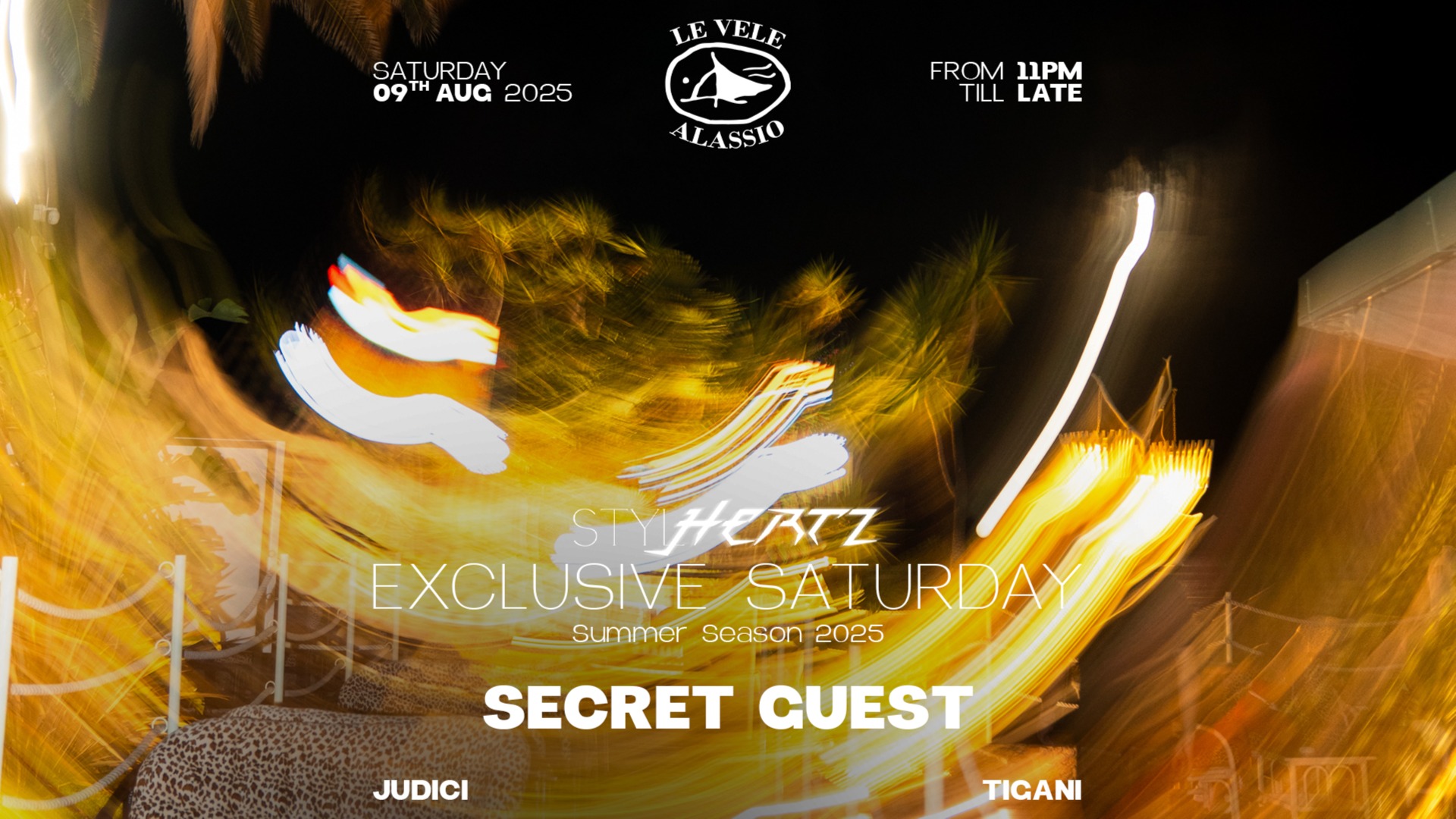 Le Vele Alassio Exclusive Saturday Stylhertz 9th August 2025 image