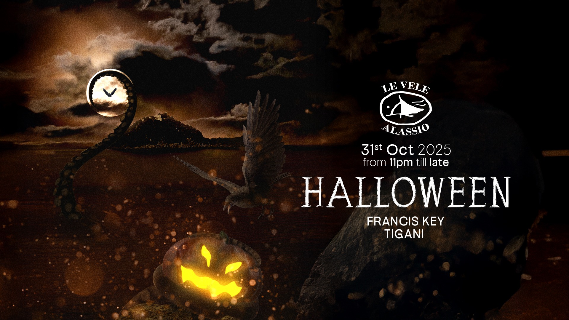 Le Vele Alassio Halloween Night Friday 31st October 2025 image