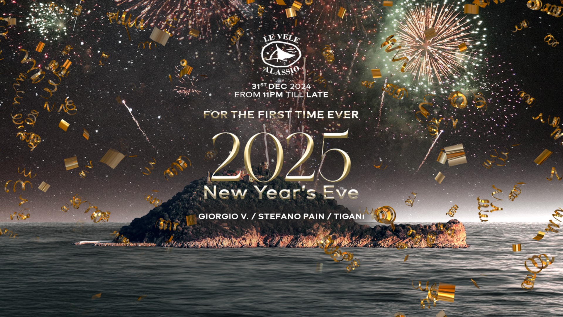 Le Vele Alassio New Year's Eve 2025 Tuesday 31st December 2024 image