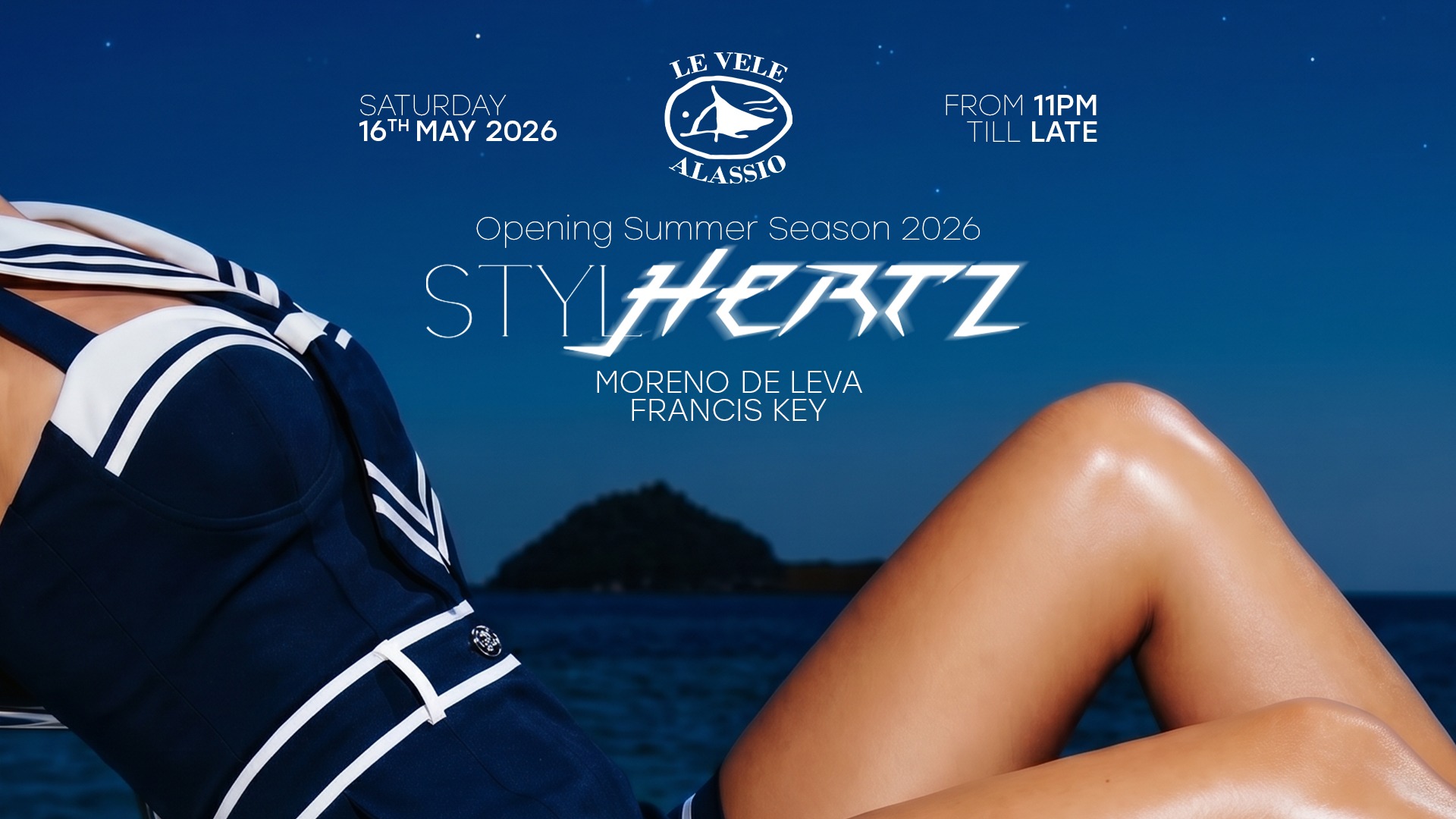Le Vele Alassio presents Stylhertz Opening Summer Season 2026 Saturday 16th May 2026 image