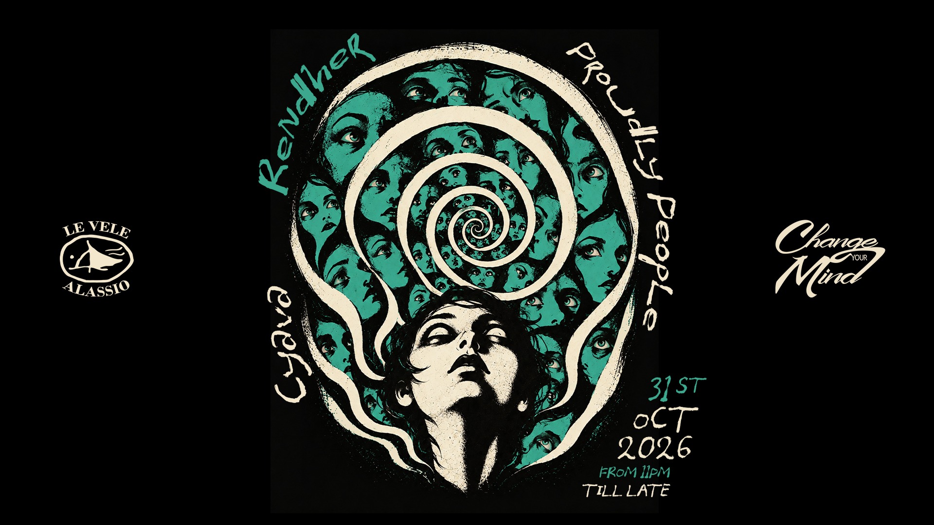 Le Vele Alassio presents Change Your Mind Halloween Night - Saturday, 31st October 2026 image